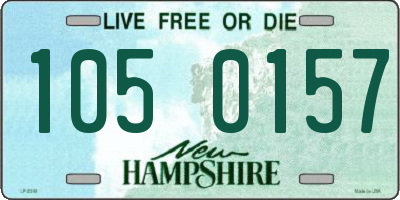 NH license plate 1050157