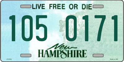 NH license plate 1050171