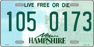 NH license plate 1050173
