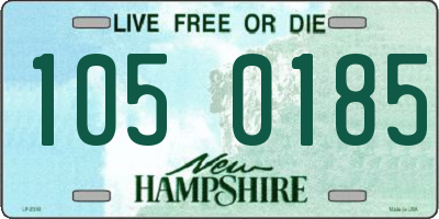 NH license plate 1050185