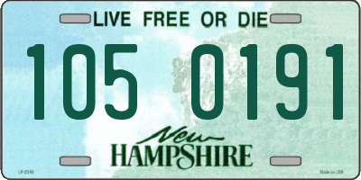 NH license plate 1050191