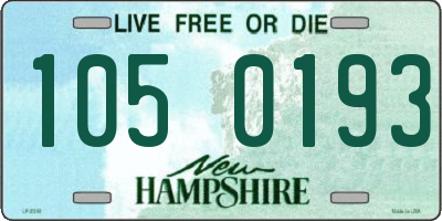 NH license plate 1050193