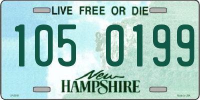 NH license plate 1050199