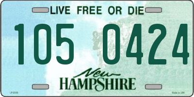 NH license plate 1050424
