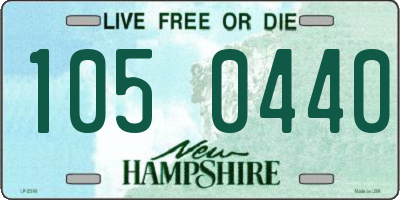 NH license plate 1050440