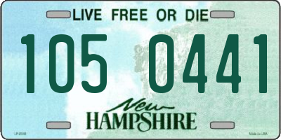 NH license plate 1050441
