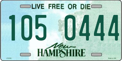 NH license plate 1050444