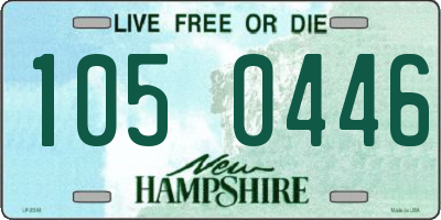 NH license plate 1050446