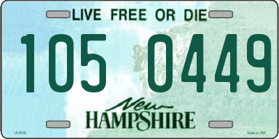 NH license plate 1050449