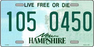 NH license plate 1050450