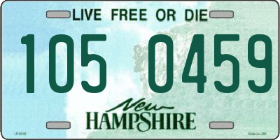 NH license plate 1050459