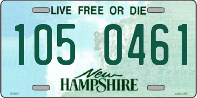 NH license plate 1050461