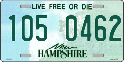 NH license plate 1050462