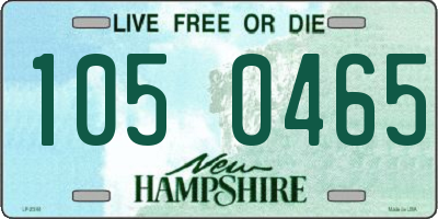 NH license plate 1050465