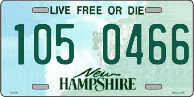 NH license plate 1050466