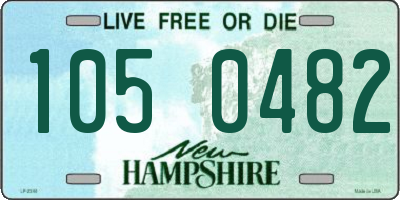 NH license plate 1050482