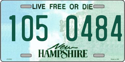 NH license plate 1050484