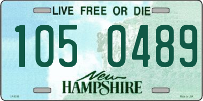 NH license plate 1050489