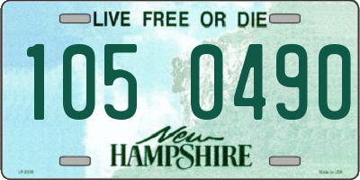 NH license plate 1050490