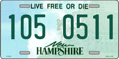 NH license plate 1050511