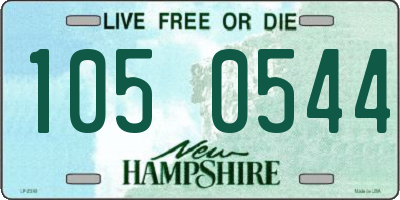 NH license plate 1050544