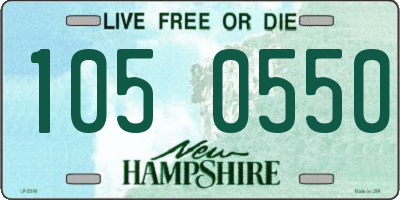 NH license plate 1050550