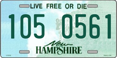 NH license plate 1050561