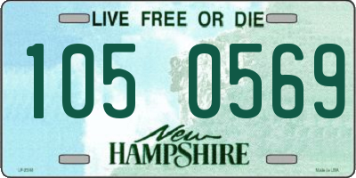 NH license plate 1050569