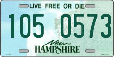 NH license plate 1050573