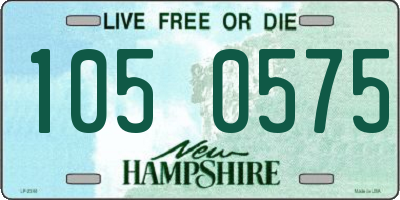 NH license plate 1050575