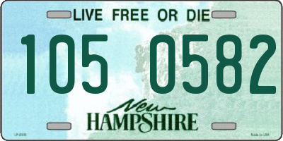 NH license plate 1050582