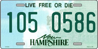 NH license plate 1050586