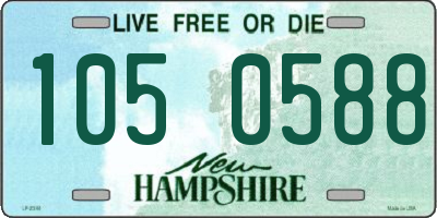 NH license plate 1050588