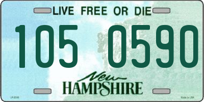 NH license plate 1050590