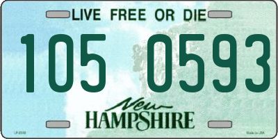 NH license plate 1050593