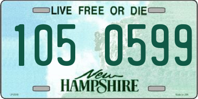 NH license plate 1050599