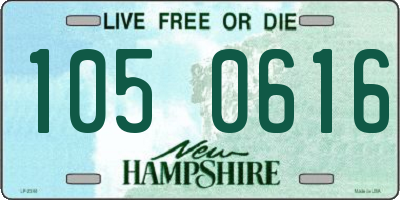 NH license plate 1050616