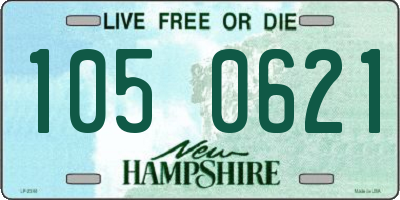 NH license plate 1050621