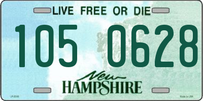 NH license plate 1050628