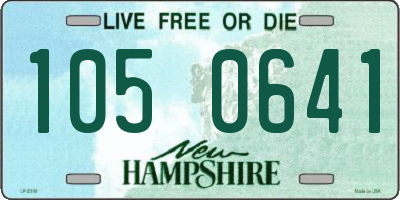 NH license plate 1050641