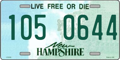 NH license plate 1050644
