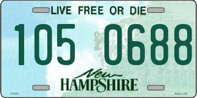 NH license plate 1050688