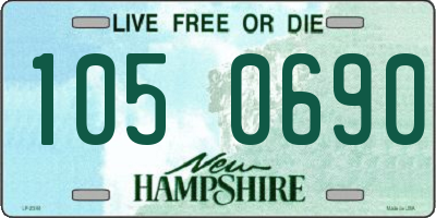 NH license plate 1050690