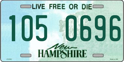 NH license plate 1050696
