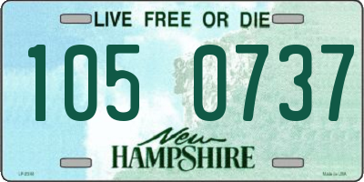 NH license plate 1050737
