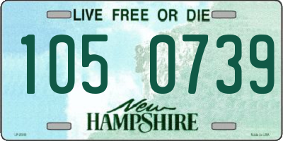 NH license plate 1050739