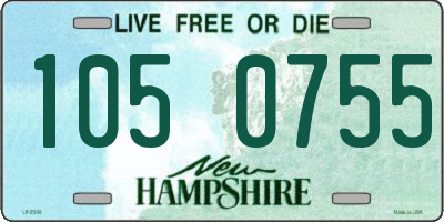 NH license plate 1050755