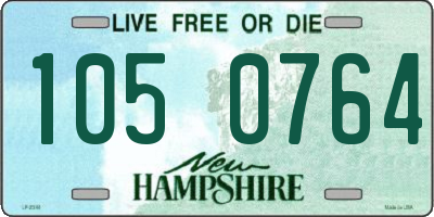 NH license plate 1050764