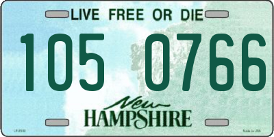 NH license plate 1050766