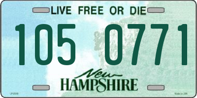 NH license plate 1050771